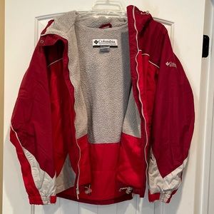 Columbia women’s medium red coat